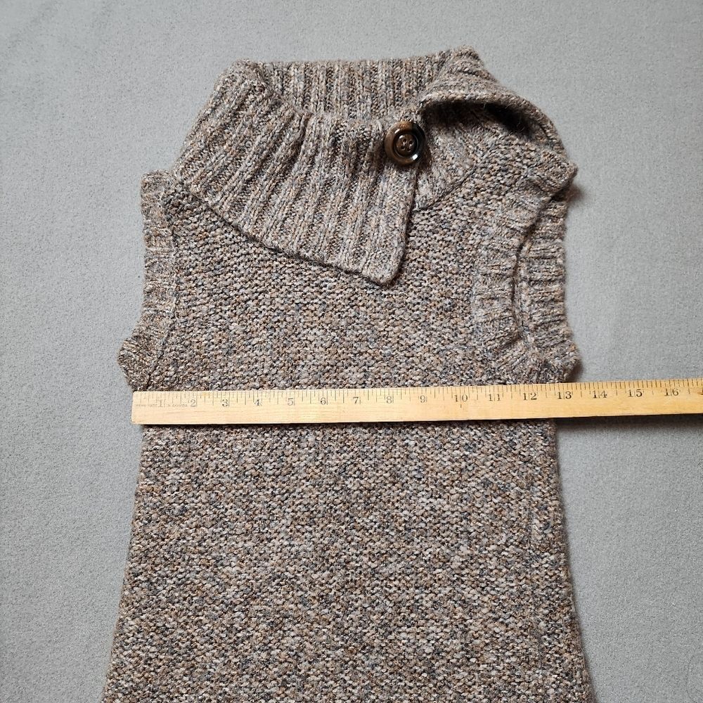 Suzy Shier Brown Cowl Neck Sweater Wool Blend Size Small - Picture 8 of 8